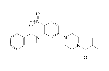 N-benzyl-5-(4-isobutyryl-1-piperazinyl)-2-nitroaniline