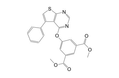 1,3-benzenedicarboxylic acid, 5-[(5-phenylthieno[2,3-d]pyrimidin-4-yl)oxy]-, dimethyl ester