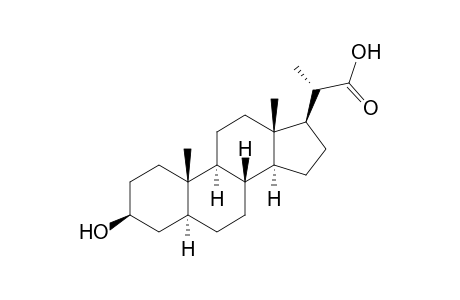 23,24-Bisnor-5α-cholanic acid-3β-ol