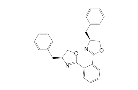 (4S)-4-(phenylmethyl)-2-[2-[(4S)-4-(phenylmethyl)-4,5-dihydro-1,3-oxazol-2-yl]phenyl]-4,5-dihydro-1,3-oxazole