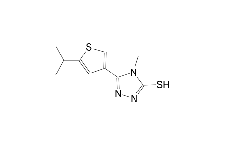 5-(5-isopropyl-3-thienyl)-4-methyl-4H-1,2,4-triazole-3-thiol