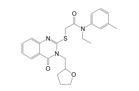 acetamide, 2-[[3,4-dihydro-4-oxo-3-[(tetrahydro-2-furanyl)methyl]-2-quinazolinyl]thio]-N-ethyl-N-(3-methylphenyl)-