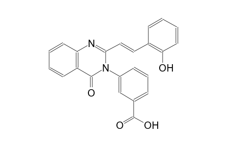 3-(2-[(E)-2-(2-hydroxyphenyl)ethenyl]-4-oxo-3(4H)-quinazolinyl)benzoic acid