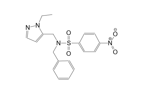 benzenesulfonamide, N-[(1-ethyl-1H-pyrazol-5-yl)methyl]-4-nitro-N-(phenylmethyl)-