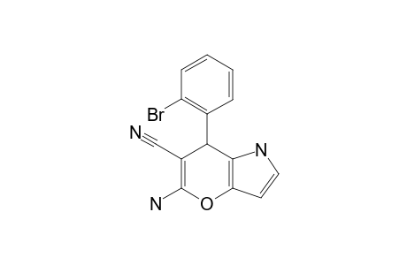5-AMINO-7-(2-BROMOPHENYL)-1,7-DIHYDROPYRANO-[3,2-B]-PYRROLE-6-CARBONITRILE