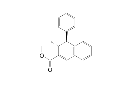 2-Naphthalenecarboxylic acid, 3,4-dihydro-3-methyl-4-phenyl-, methyl ester, trans-