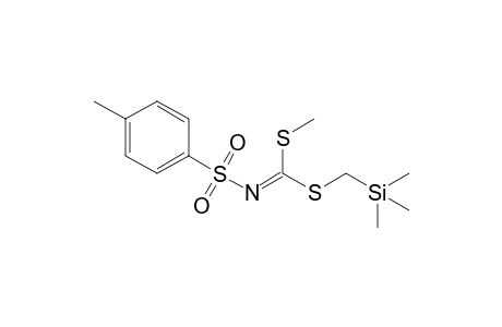 S-Methyl-S'-trimethylsilylmethyl N-(p-toluenesulfonyl)carbonimidodithioate