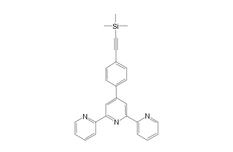 4'-[4-{2-(trimethylsilyl)-1-ethynyl}phenyl]-2,2':6',2"-terpyridine