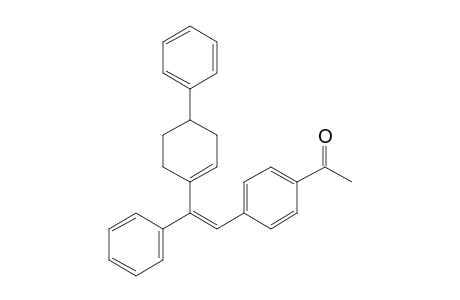 1-(4''-Acetylphenyl)-2-phenyl-2-( 4'-phenylcyclohex-1'-enyl)ethene