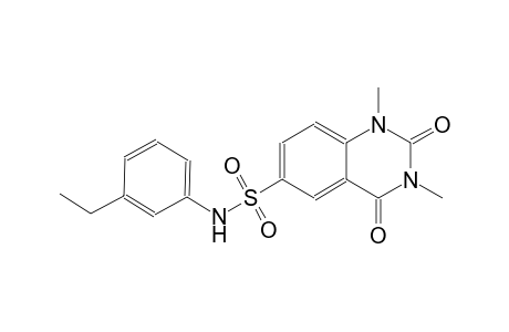 N-(3-ethylphenyl)-1,3-dimethyl-2,4-dioxo-1,2,3,4-tetrahydro-6-quinazolinesulfonamide