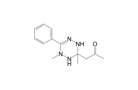 3-[(Acetyl)methyl]-6-phenyl-1,2,3,4-tetrahydro-1,3-dimethyl-1,2,4,5-tetrazine