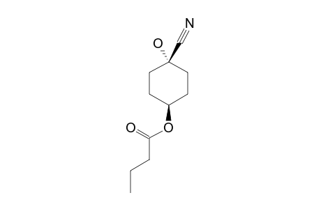 TRANS-4-BUTANOYLOXYCYCLOHEXANONE-CYANOHYDRIN