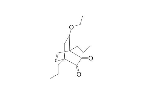 7-Ethoxy-1,4-di-n-propylbicyclo[2.2.0]oct-5-en-2,3-dione