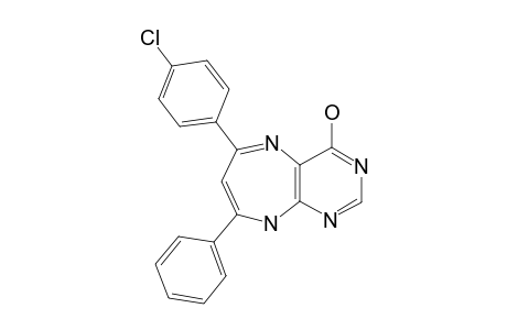 6-(4-CHLOROPHENYL)-8-PHENYL-9H-PYRIMIDO-[4,5-B]-[1,4]-DIAZEPIN-4-OL