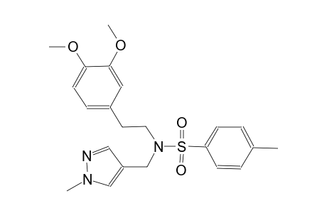 benzenesulfonamide, N-[2-(3,4-dimethoxyphenyl)ethyl]-4-methyl-N-[(1-methyl-1H-pyrazol-4-yl)methyl]-