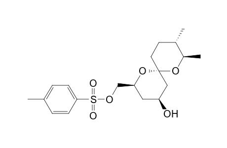 1,7-Dioxaspiro[5.5]undecane-2-methanol, 4-hydroxy-8,9-dimethyl-, .alpha.-(4-methylbenzenesulfonate), [2S-[2.alpha.,4.alpha.,6.beta.(8S*,9R*)]]-