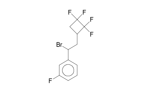 1-[1-Bromo-2-(2,2,3,3-tetrafluorocyclobutyl)ethyl]-3-fluorobenzene