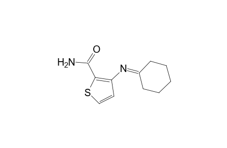 3-(cyclohexylideneamino)-2-thiophenecarboxamide