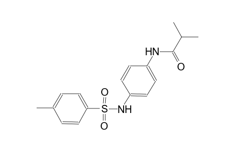 2-methyl-N-(4-{[(4-methylphenyl)sulfonyl]amino}phenyl)propanamide