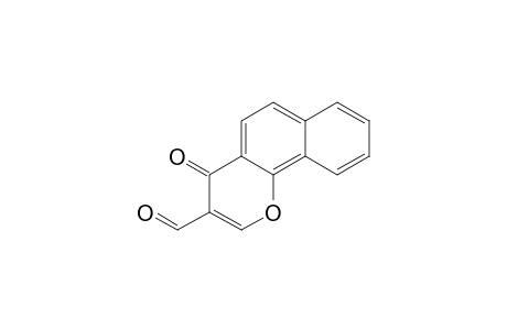 4H-Naphtho[1,2-b]pyran-3-carboxaldehyde, 4-oxo-