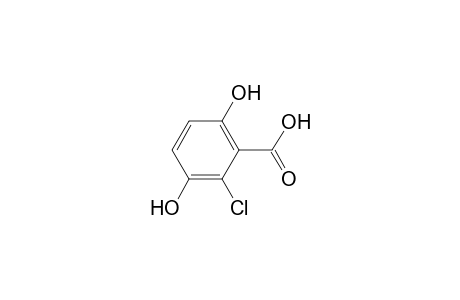2-Chloro-3,6-dihydroxybenzoic acid
