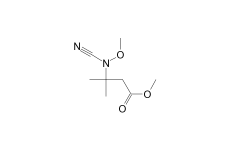 3-[cyano(methoxy)amino]-3-methyl-butyric acid methyl ester