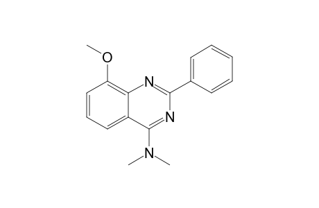 4-(N,N-DIMETHYLAMINO)-8-METHOXY-2-PHENYLQUINAZOLINE