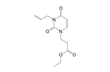 3-(3-Allyl-2,4-dioxo-3,4-dihydro-2H-pyrimidin-1-yl) propionic acid ethyl ester