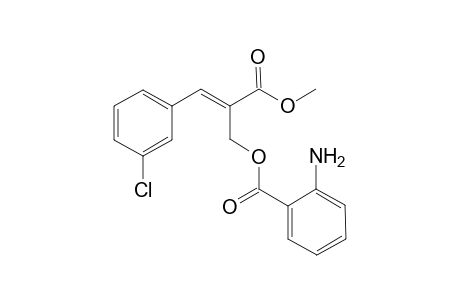 Methyl 2-{[2'-(aminophenyl)carbonyl]oxymethyl}-3-(3"-chlorophenyl)prop-2-enoate