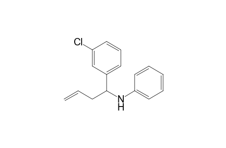 1-(3-Chlorophenyl)but-3-enyl-phenyl-amine
