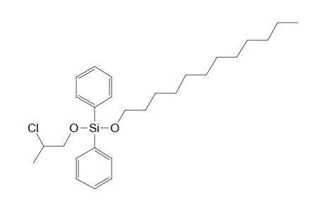 Silane, diphenyl(2-chloropropoxy)dodecyloxy-