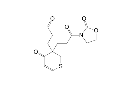 3-[3,4-DIHYDRO-3-(3-OXOBUTYL)-4-OXO-2H-THIOPYRAN-3-YL]-PROPANOYL-2-OXAZOLIDINE