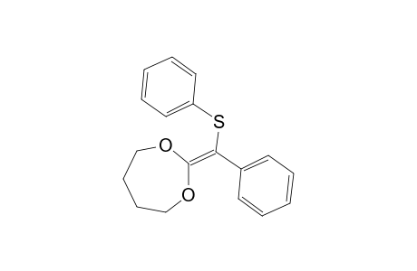 2-[.alpha.-(Phenylthio)benzylidene)-1,3-dioxepane