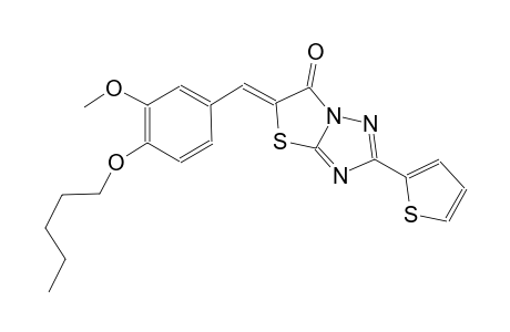 thiazolo[3,2-b][1,2,4]triazol-6(5H)-one, 5-[[3-methoxy-4-(pentyloxy)phenyl]methylene]-2-(2-thienyl)-, (5Z)-