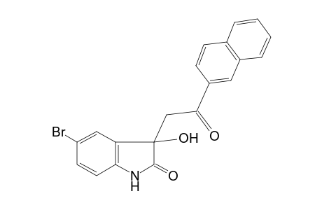5-BROMO-3-HYDROXY-3-{[(2-NAPHTHYL)CARBONYL]METHYL}-2-INDOLINONE