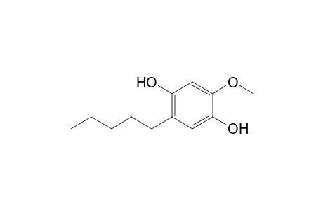6-Pentyl-3-methoxy-1,4-dihydroxybenzene