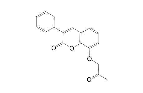 8-(2-Oxopropoxy)-3-phenylcoumarin