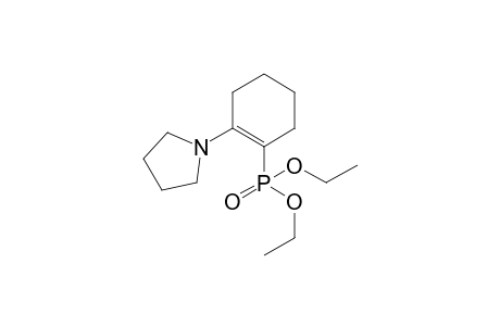 Diethyl 2-(pyrrolidin-1-yl)cyclohex-1-enylphosphonate
