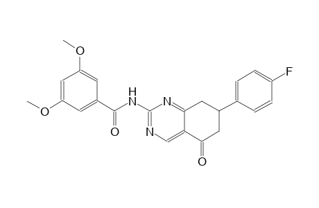 N-[7-(4-fluorophenyl)-5-oxo-5,6,7,8-tetrahydro-2-quinazolinyl]-3,5-dimethoxybenzamide