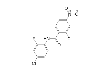 2-chloro-N-(4-chloro-2-fluorophenyl)-4-nitrobenzamide