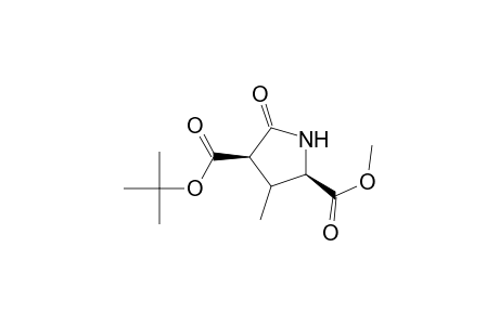 tert-Butyl methyl (2R,4R)-3-methyl-5-oxopyrrolidine-2,4-dicarboxylate