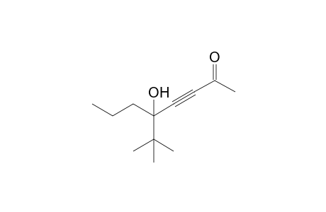 5-tert-Butyl-5-hydroxyoct-3-yn-2-one