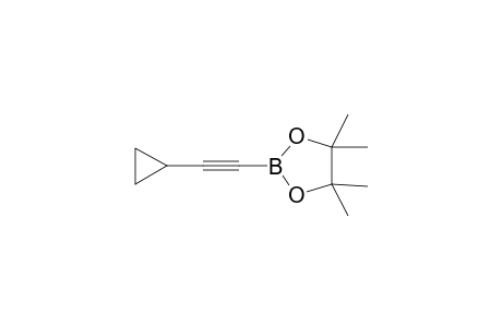 2-(Cyclopropylethynyl)-4,4,5,5-tetramethyl-1,3,2-dioxaborolane