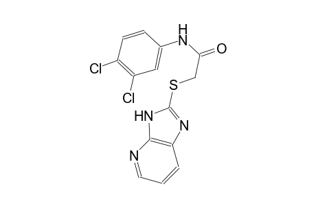 N-(3,4-dichlorophenyl)-2-(3H-imidazo[4,5-b]pyridin-2-ylsulfanyl)acetamide