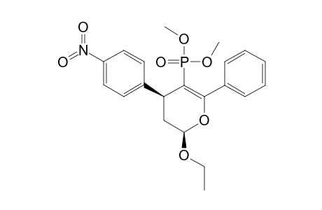 5-(DIMETHOXYPHOSPHORYL)-2-ETHOXY-3,4-DIHYDRO-4-(4-NITROPHENYL)-6-PHENYL-2H-PYRAN;CIS-ISOMER