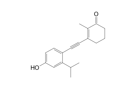 3-(4-Hydroxy-2-isopropylphenylethynyl)-2-methylcyclohex-2-enone
