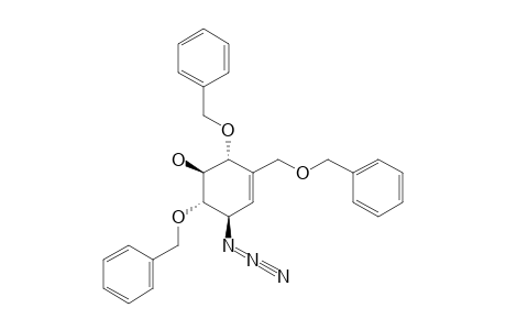 (1S,2R,5R,6S)-5-AZIDO-2,6-DIBENZYLOXY-3-BENZYLOXYMETHYL-CYCLOHEX-3-EN-1-OL