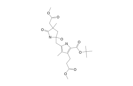 (2R)-9-TERT.-BUTOXYCARBONYL-4-HYDROXY-8-(2-METHOXYCARBONYLETHYL)-2-METHOXYCARBONYLMETHYL-2,7-DIMETHYL-2,3,4,5-TETRAHYDRODIPYRRIN-1-(10H)-ONE;HIGHE
