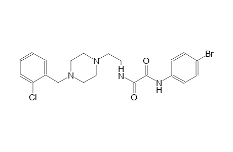N'-(4-bromophenyl)-N-[2-[4-(2-chlorobenzyl)piperazino]ethyl]oxamide