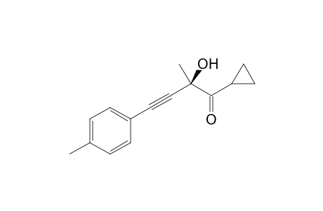 (R)-1-cyclopropyl-2-hydroxy-2-methyl-4-(p-tolyl)but-3-yn-1-one